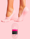 Pink no show woman's ankle socks